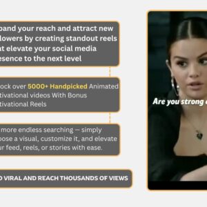 4800+ Success Mindset Reels | PLR & MRR Video Content for Instagram, TikTok & YouTube