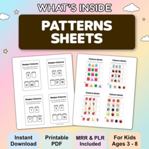 10,000+ Kids Activity Bundle | Educational Worksheets & Coloring Books with PLR & MRR Rights