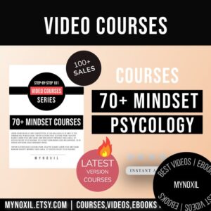 70+ Mindset Courses Bundle | PLR & MRR Video Training for Resell