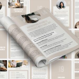 ChatGPT Business Growth eBook | AI Marketing Guide with MRR Resell Rights