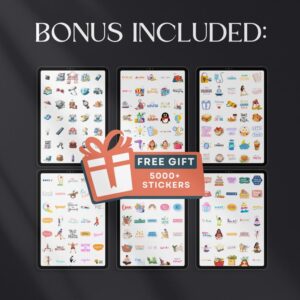 7500+ Digital Planner Pages Bundle | PLR + MRR Canva Templates for Business, Fitness & Wellness