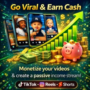 300+ AI Baby Shorts Bundle | Viral TikTok & Reels Videos with PLR + MRR