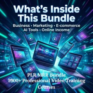 900+ Online Business Courses Bundle | PLR & MRR Resell Rights Video Library