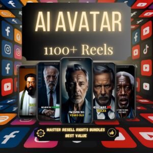 1100 AI Avatar Reels Bundle | Faceless Videos with PLR + MRR Resell Rights