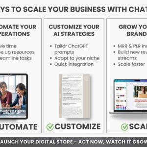 ChatGPT Business Growth eBook | AI Marketing Guide with MRR Resell Rights