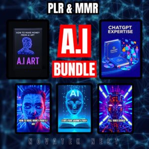 AI Mega Bundle | PLR + MRR eBook, Video Courses & ChatGPT Resources