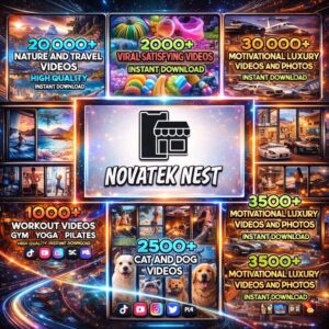 100,000+ Viral Reels Bundle | AI Animated Content | PLR + MRR for TikTok, Instagram & YouTube