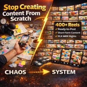 4000+ Viral DIY Art & Craft Reels | Ready-to-Use PLR + MRR Content for Instagram, TikTok & YouTube