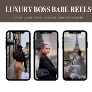 2000+ Luxury Boss Babe Reels Bundle | Faceless Content | PLR + MRR Digital Products