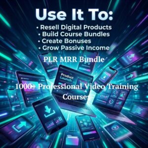 900+ Online Business Courses Bundle | PLR & MRR Resell Rights Video Library