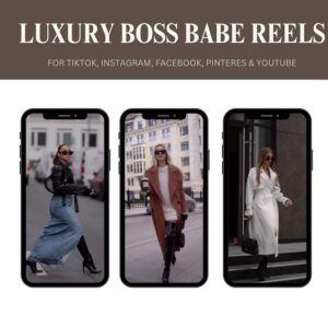 2000+ Luxury Boss Babe Reels Bundle | Faceless Content | PLR + MRR Digital Products