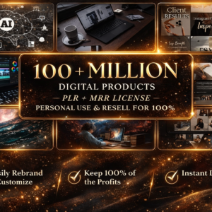 100M+ PLR Digital Products Bundle | MRR Resell Rights for Passive Income