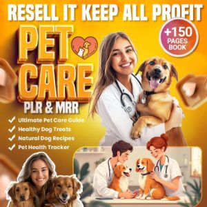 Pet Care Planner Kit | PLR & MRR Canva Templates for Pet Owners