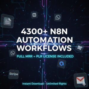 4300+ n8n Automation Workflows Bundle | Business & Marketing Templates