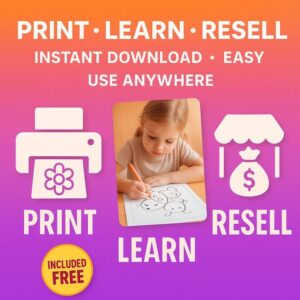 10,000+ Kids Coloring Pages | PLR & MRR Printable Activity Bundle + Bonus