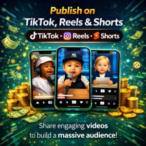 300+ AI Baby Shorts Bundle | Viral TikTok & Reels Videos with PLR + MRR