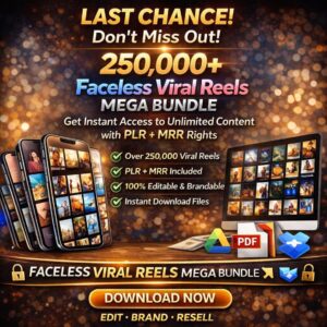 250K+ Viral Reels Bundle | Ready-to-Use PLR + MRR Content for Social Media Growth