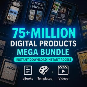 75M+ PLR Digital Products Mega Bundle | eBooks, Templates & Resell Rights (Instant Download)