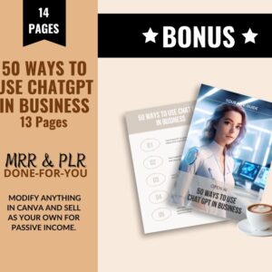 ChatGPT AI eBook | Digital Marketing Handbook with MRR Resell Rights