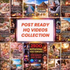 100,000+ Viral Reels Bundle | AI Animated Content with PLR + MRR Rights