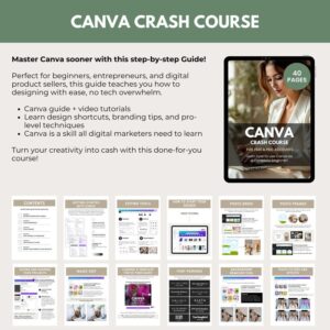 177 Digital Product Ideas | PLR Canva Guide for Passive Income & Side Hustles