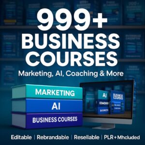 999+ Business Training Courses Bundle | PLR & MRR Digital Products Library