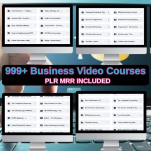 999+ Business Training Courses Bundle | PLR & MRR Digital Products Library
