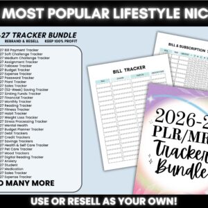 15,000+ Editable Canva Templates | PLR & MRR Planners, Journals & Trackers Bundle