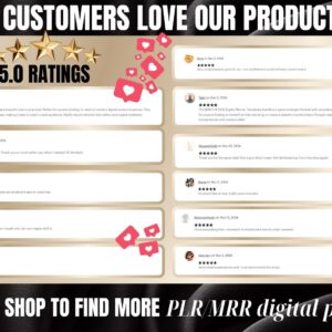 2026–2027 Ultimate Digital Planner Bundle Editable Canva Templates with PLR & MRR Rights