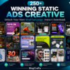 250+ Canva Ad Templates Bundle | Facebook, Ecommerce Ads (Digital Download)